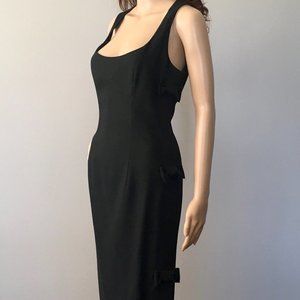 Valentino Black Side-Bow Dress [size IT 44, US 8]